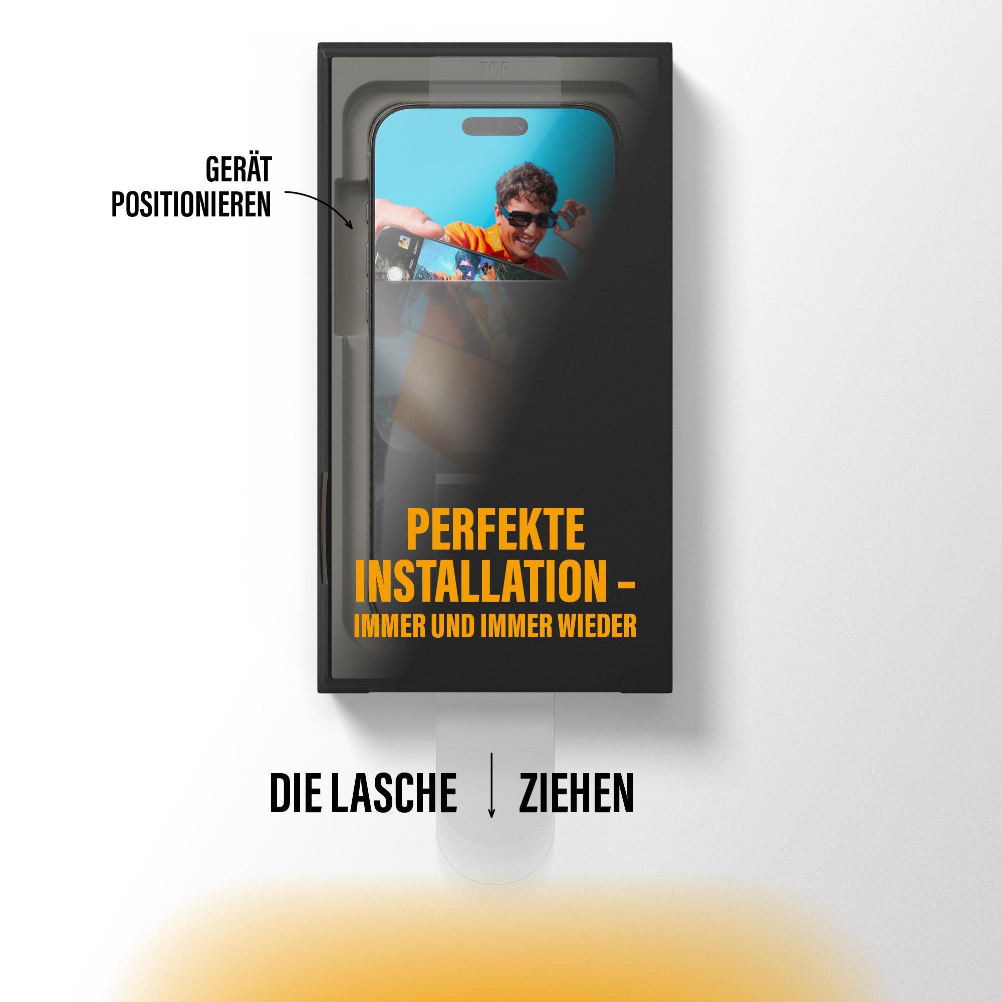 PanzerGlass® Displayschutz iPhone Air | Ultra-Wide Fit m. FASTFIT IN-A-BOX